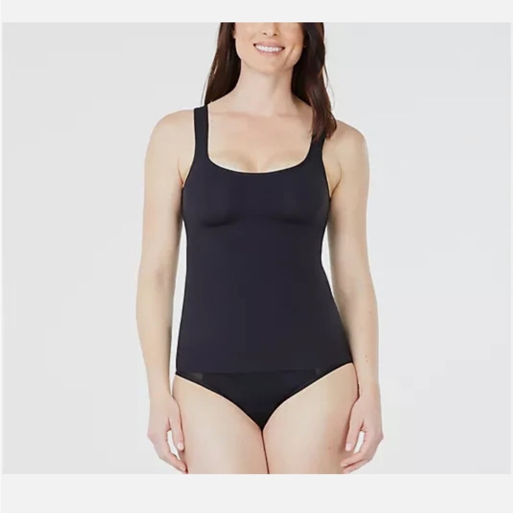 Anti x Proof Smoothing Camisole Tank-Black-3X-NEW-A544676